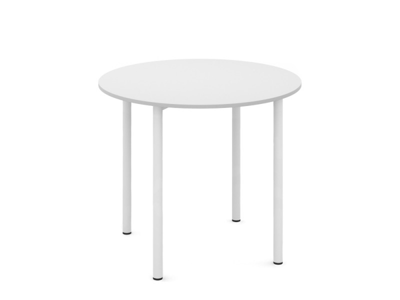 Обеденный стол Hommage Range 90х90х75 см, цвет: белый премиум / белый