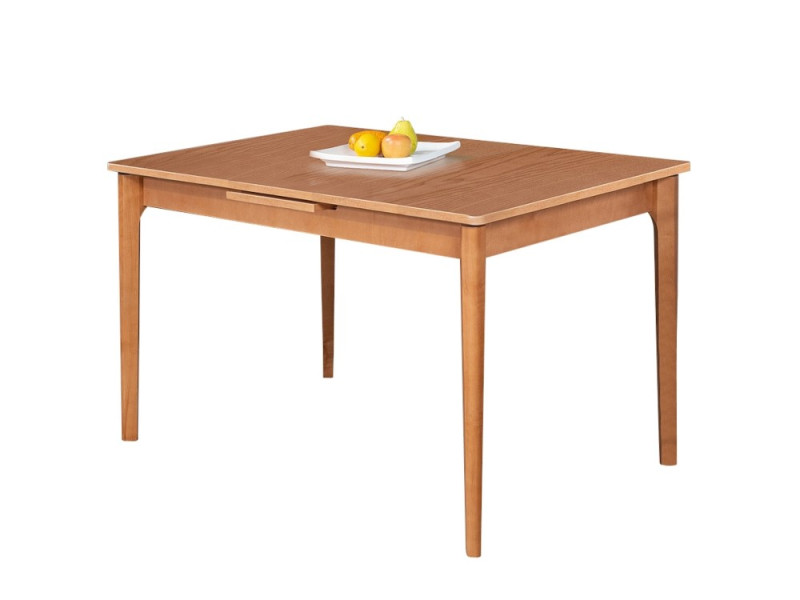 Обеденный стол Flash шпон 125-155x85x75 см, цвет: орех миланский