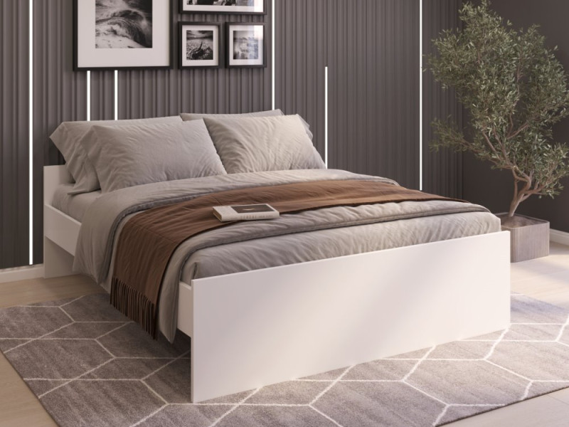 Кровать Gotland 166х205.4х65.5 см, цвет: белый