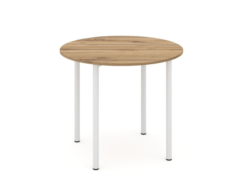 Обеденный стол Hommage Range 90х90х75 см, цвет: дуб натюрель / белый