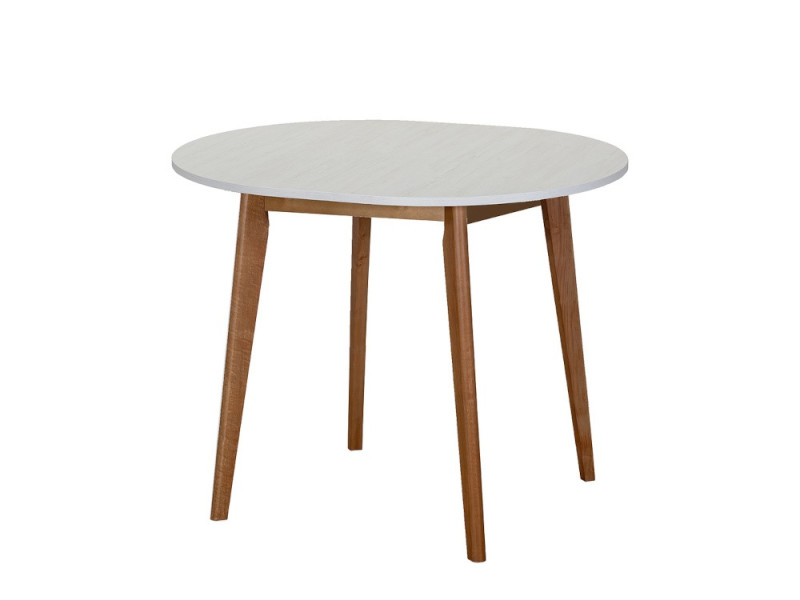 Обеденный стол Vesteros 90x90x76.4 см, цвет: сосна рандерс / орех миланский